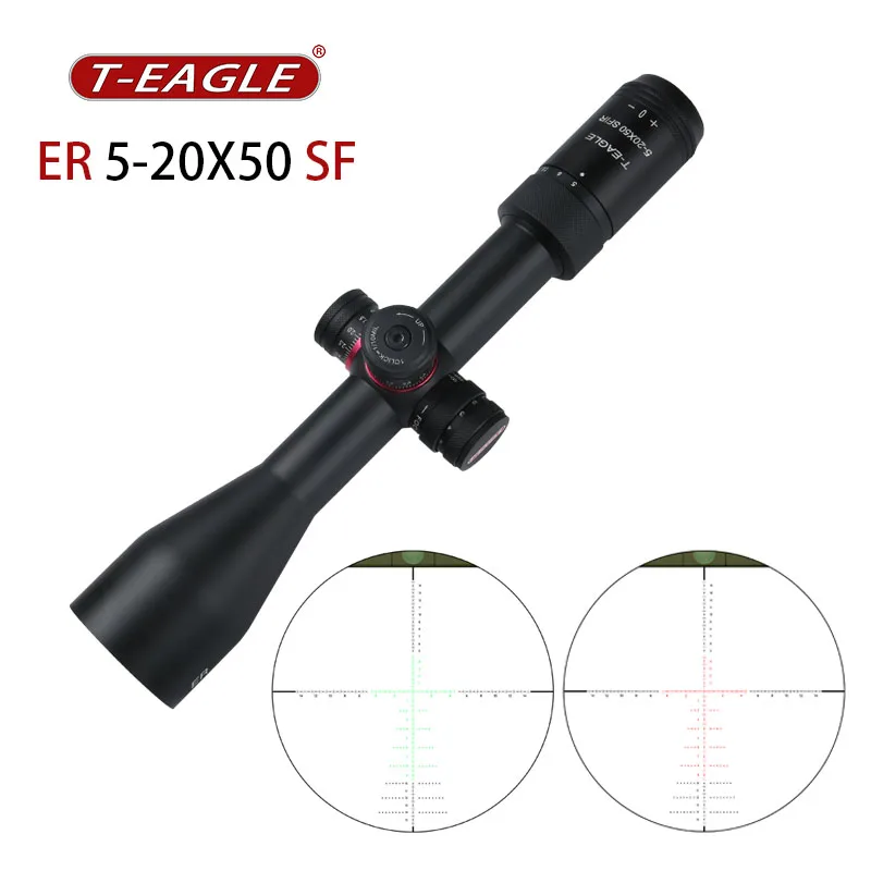 Teagle Tactical ER 5-20×50 SFIR Scope Lateral adjustment Hunting Riflescope Optical Sights Side Focusing Rifle Scope Sniper Gear