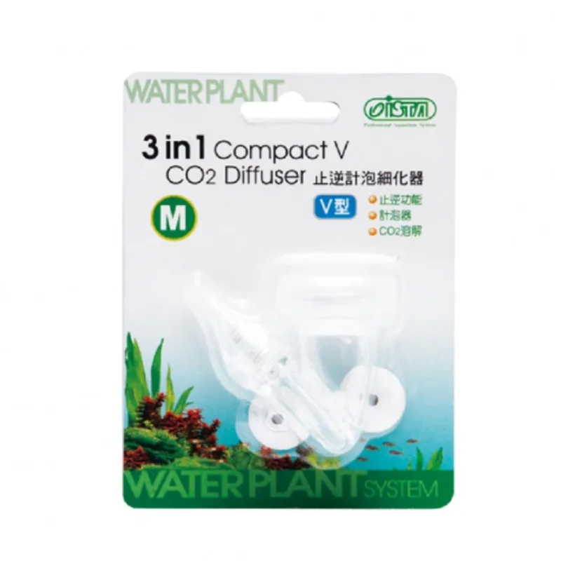 CO2 diffuser atomizer bubble counter check valve ISTA 3 in 1 compact V