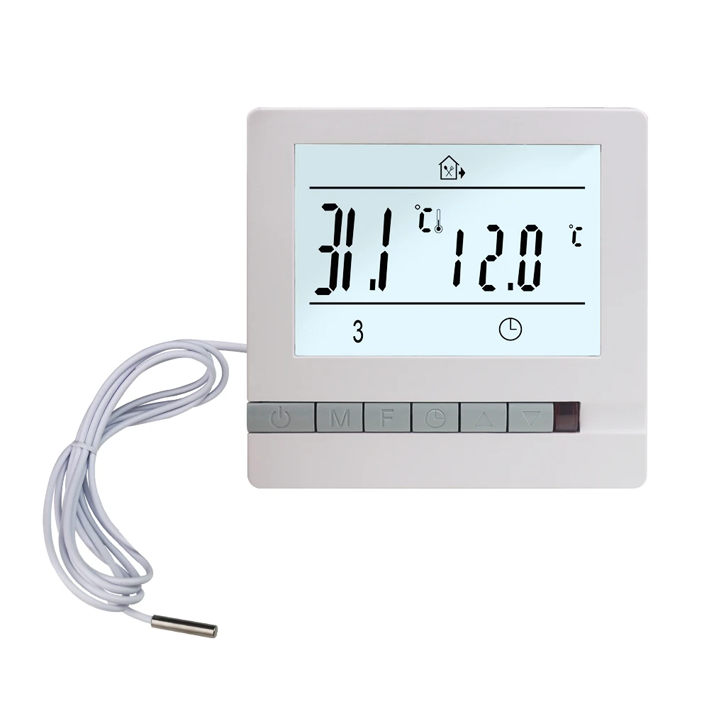 230V 16A Regolatore di Temperatura del Termostato Display LCD Schermo Settimanale Programmabile Termostato Ambiente con Modalità Manuale