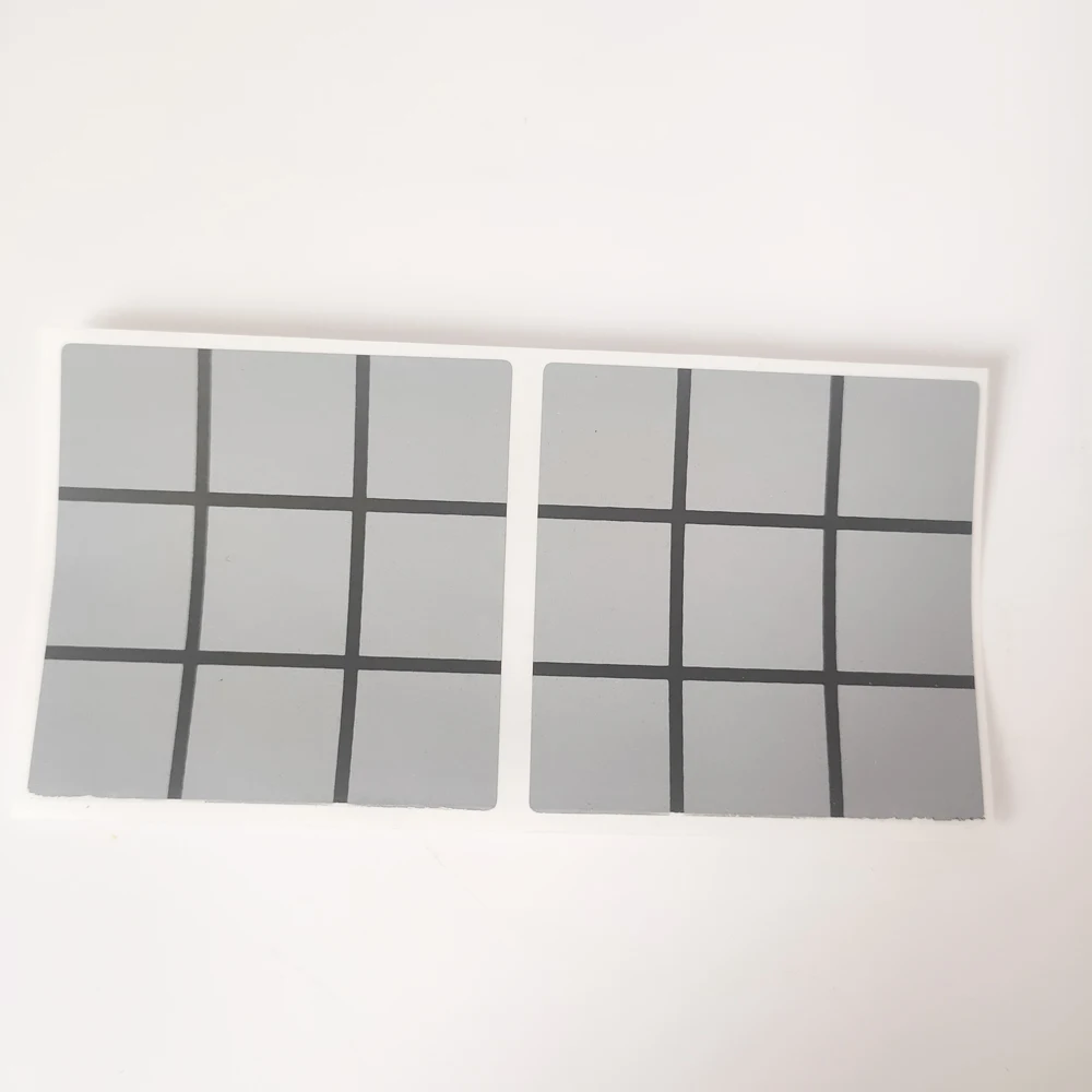 100pcs 46x46mm Sudoku Gray Silver Adhesive SCRATCH OFF Sticker DIY Manual Hand Made Scratched Stripe Card Film