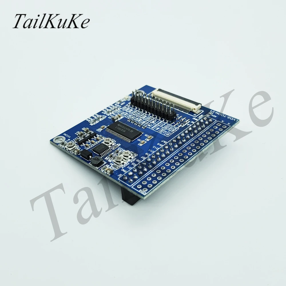 Placa adaptadora TTL a LVDS de 8 canales con voltaje ajustable de cuatro vías VGH.VGL.AVDD.VCOM