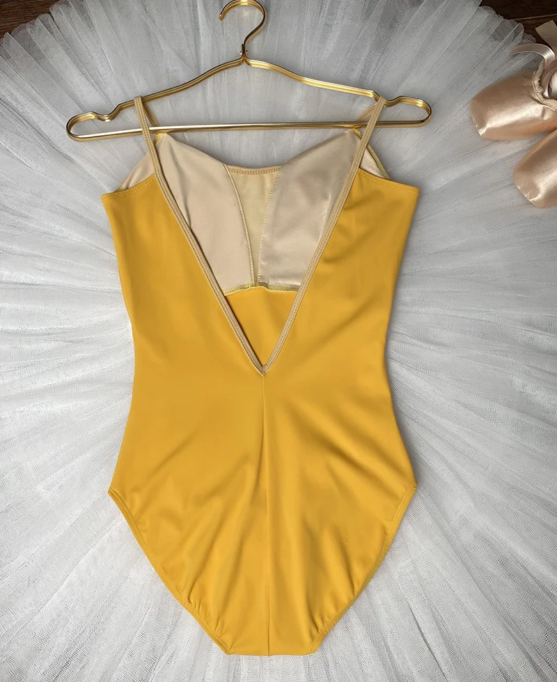 Ballett Overall Frauen hochwertige Tanz Trikot Erwachsenen ärmellose Ballett Tanz Praxis Anzug neue Yoga-Kleidung – Detail 23