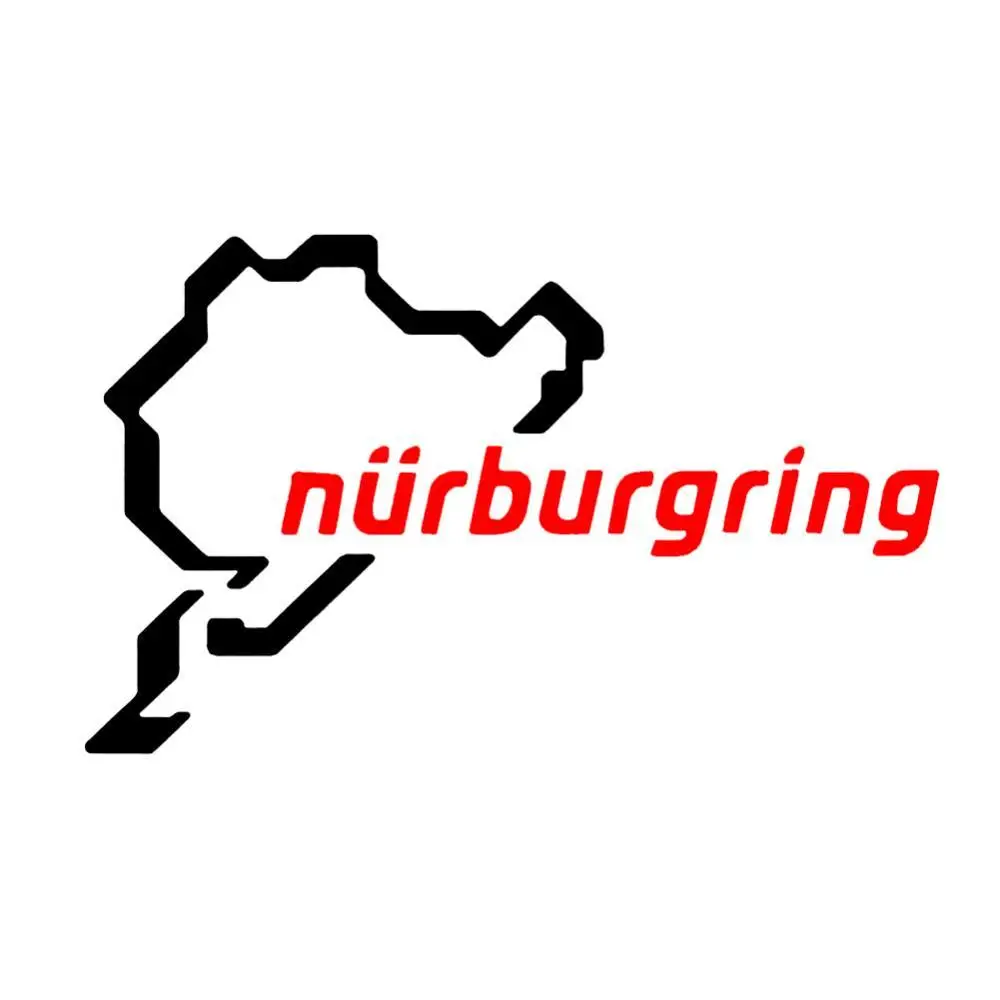 Nurburgring Car Auto Trunk Body Bumper Window Decoration Styling Decals Sticker For BMW Benz/ /Toyota/Hyundai