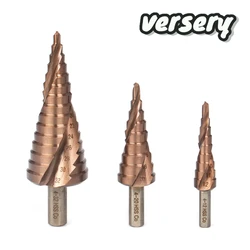 Brocas escalonadas de cobalto HSS M35, Kit de sierra de agujero de 4-12/4-20/4-32mm, ranura en espiral, vástago hexagonal triangular para acero inoxidable, envío gratis