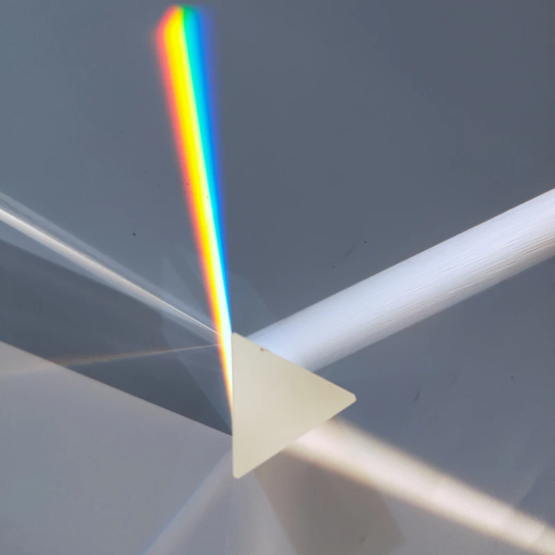 Triangular Prism Rainbow Prisma Crystal Photographic Physics Light Experiment