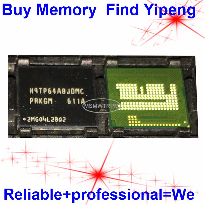 

H9TP64A8JDMCPR-KGM 162FBGA EMCP 8+8 8GB RPMB clean empty data Memory Flash H9TP64A8JDMC