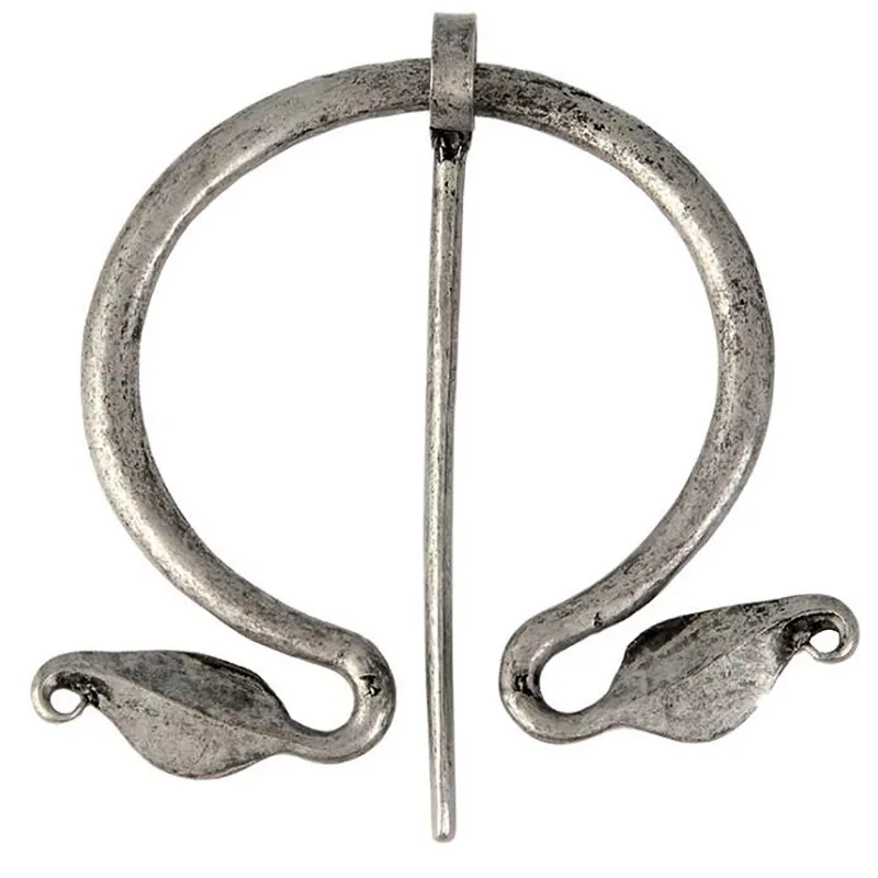 Viking Retro Brooch Collection Penannular Shoulder Shawl Scarf Clasp Cloak Pin Medieval Viking Metal Pin Badge for Friend Gift