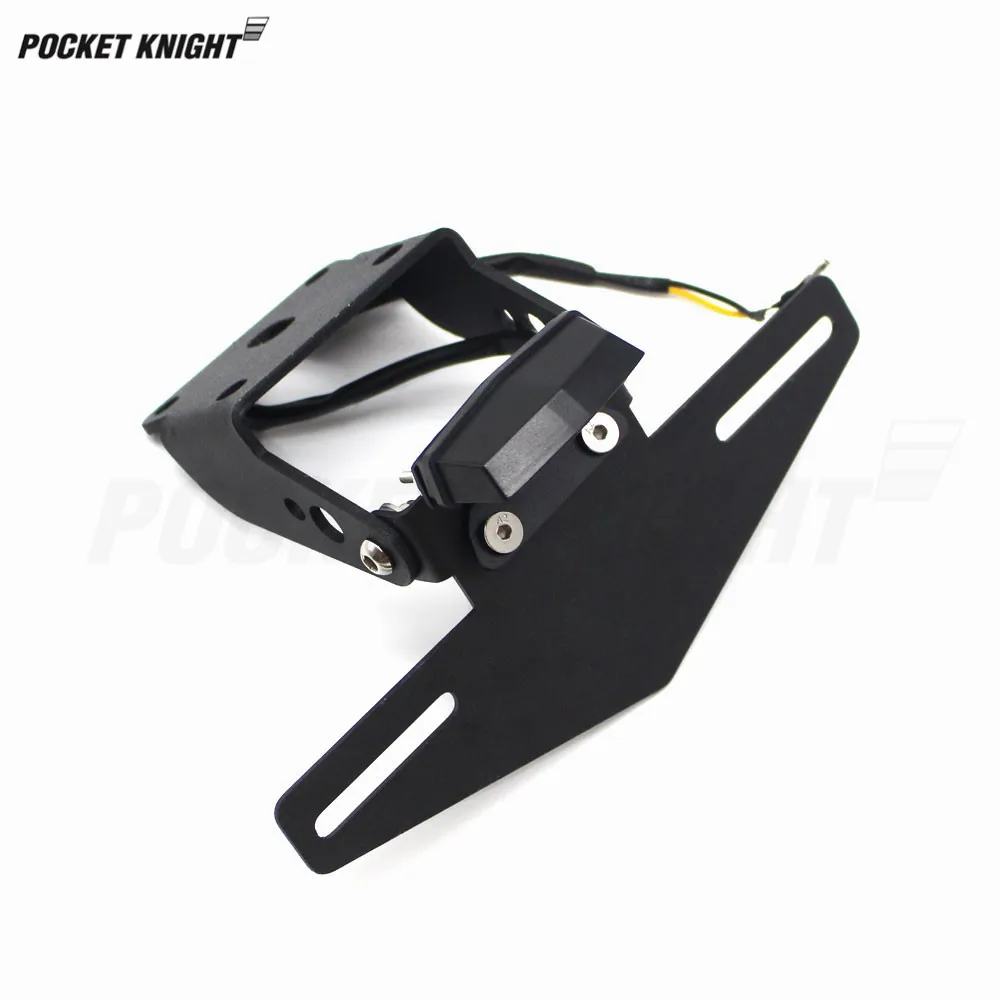 License Plate Holder For RC 125 200 390 DUKE 2017-2019 Motorcycle Tail Tidy Fender Eliminator Registration Plate LED Light