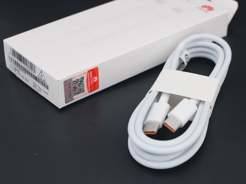 1.8m HUAWEI 6A USB Type-C to USB Type-C High-Speed Data Cable for Huawei Laptop Matebook High-Powered Fast-Charging Cable