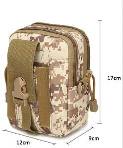 New Sports Outdoor Sports Camping Travel Running Small Pocket Military Phone Pouch Tactical Men Belt Bag Durable Waist Pack