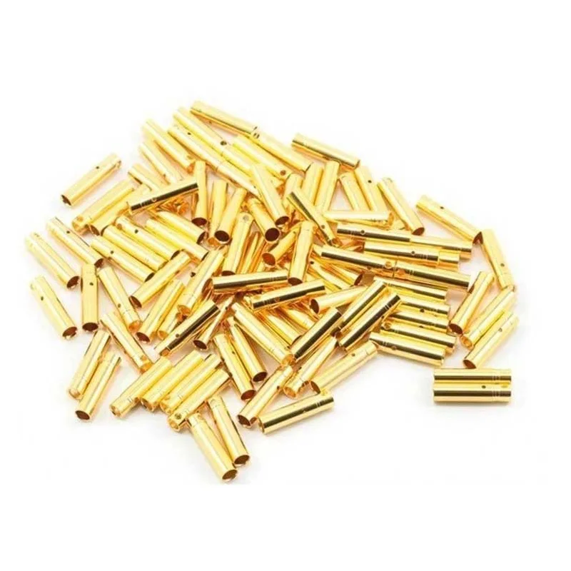 20pcs/lot 4.0mm 4mm Gold Bullet Connector for RC battery ESC (10 pair)