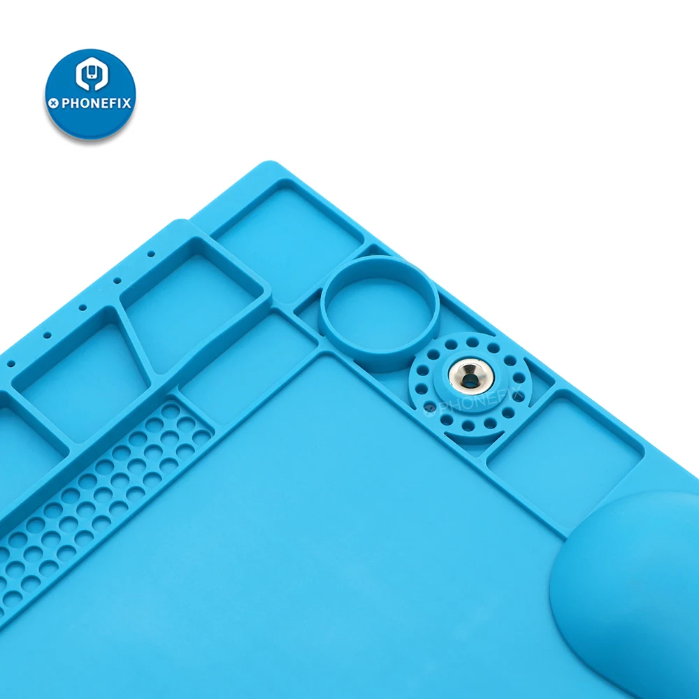3D superficie Convessa Magnetica Del Silicone di Saldatura Zerbino Elettronica 3D Riparazione Pad per il Telefono Cellulare di Elettronica di Saldatura di Riparazione