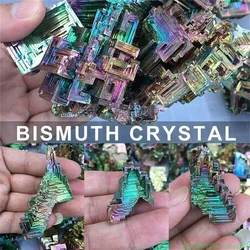 Rainbow Titanium Bismuth Cluster Ore Specimen Mineral Gemstone Quartz Crystal Gemstone Decor Gifts