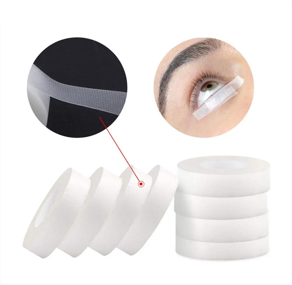 Rouleaux de bande correctrice pour les cils, 3/6 pièces, coussinets pour les yeux sans peluches, pour Extension