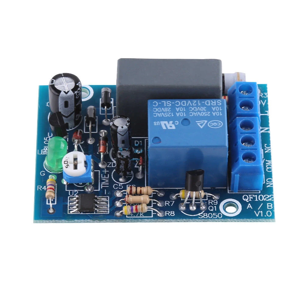 AC 220V minuterie relais retard interrupteur entrée/sortie retardateur Module de commutation réglable 0-10S 10Min 10H 100Min synchronisation arrêt carte