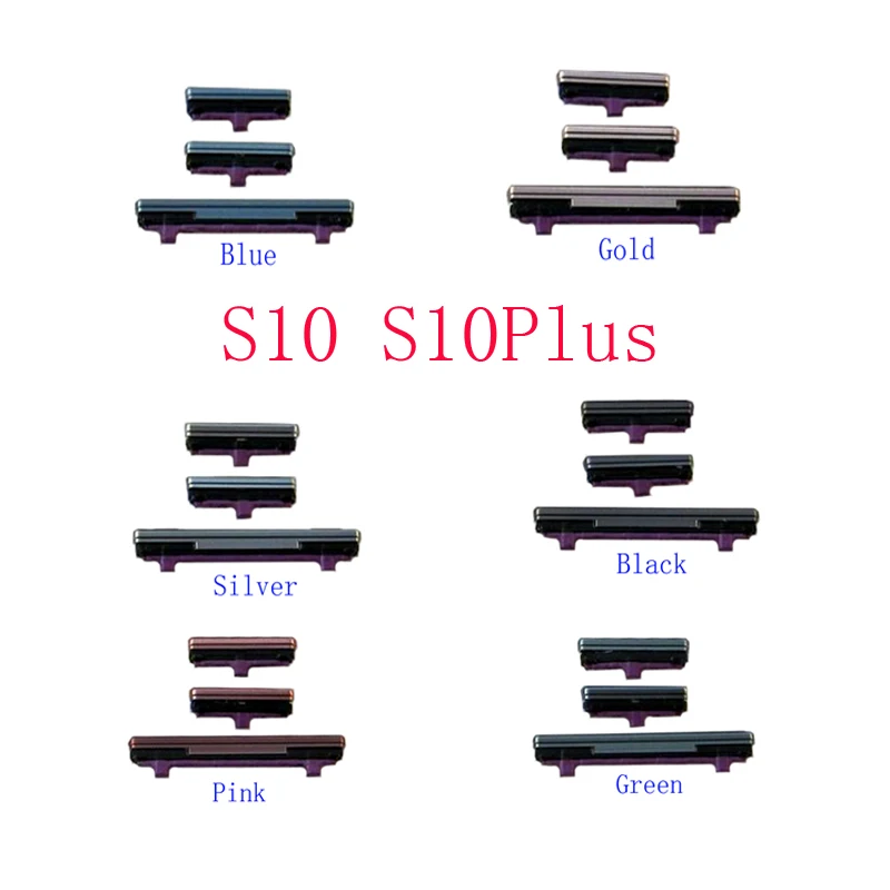 1Zestaw włączania i wyłączania zasilania Przycisk głośności dla Samsung Galaxy S10 S10Plus S9 S9Plus S8 Plus S8Plus Note 8 Note8 Obudowa Przycisk boczny