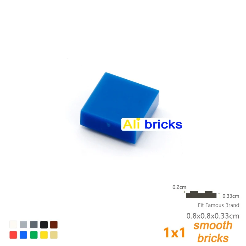 120 stücke DIY Bausteine Figur Ziegel Glatte 1x1 24 Farbe Pädagogisches Kreative Größe Spielzeug für Kinder Kompatibel mit 3070