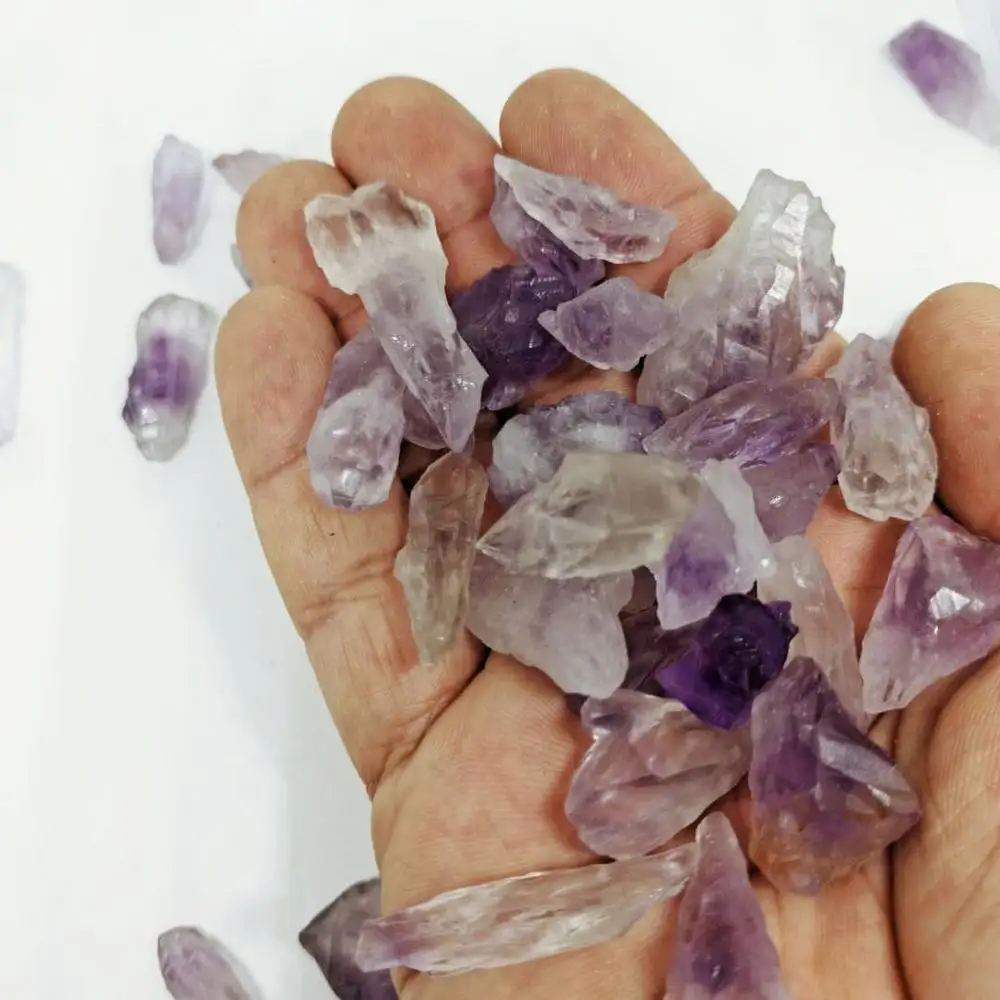 raw rough natural amethyst point healing chakra crystal gemstone spirit mineral reiki for her gift