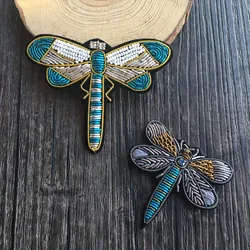 France 2019 new dragonfly design unisex simple DIY free shipping unisex Indian silk brooch