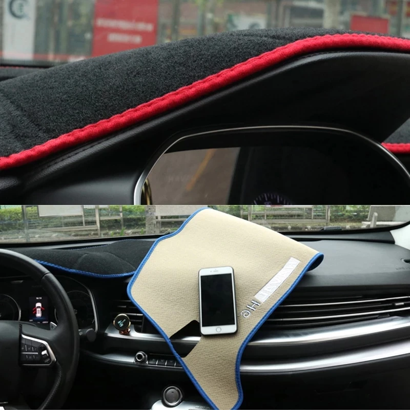 For Haval H6 2017 2018 2019 2020 Car Dashboard Covers Mat Sun Shade Pad Instrument Panel Carpets Anti-UV Interior Accessories