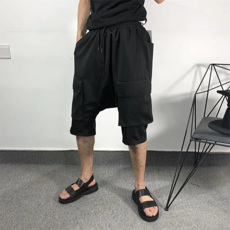 Men's Beat Pants Summer New Three-Dimensional Pocket Work Style Vitality Youth Leisure Loose Oversized Pants