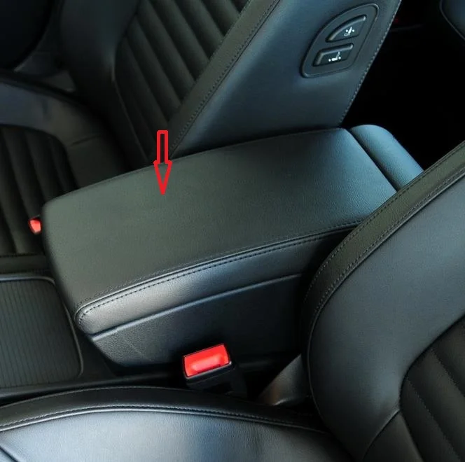 For Volkswagen Passat B6 2005 2006 2007 2008-2009 Customzied Microfibre Leather Center Armrest Cover Car accessories