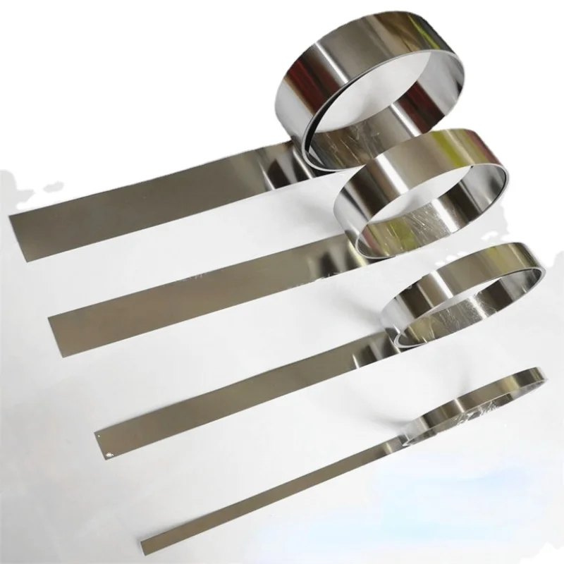 Width 5mm 304 Stainless Steel Foil Strip Sheet Thin Plate Narrow CNC Metal Thickness 0.1/0.15/0.2/0.3/0.4/0.5mm Customizable