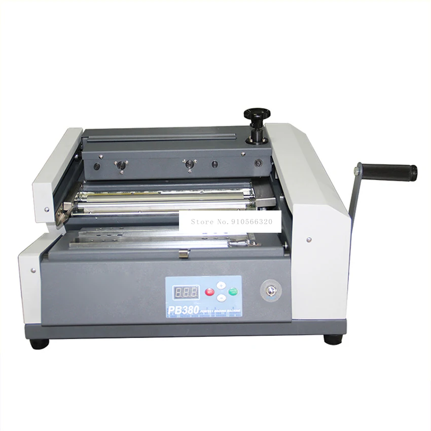 Máquina de encolado de PB-380, tamaño A4, para encuadernación de partículas coloidales adhesivas en caliente, para álbum de fotos, libro, carpeta de papel