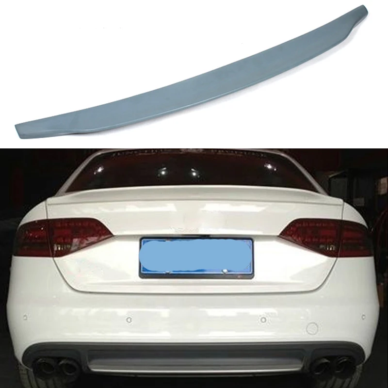 

Unpainted PU A4 B8 C Style Rear Trunk Spoiler Wing for Audi A4 B8 2009~2012