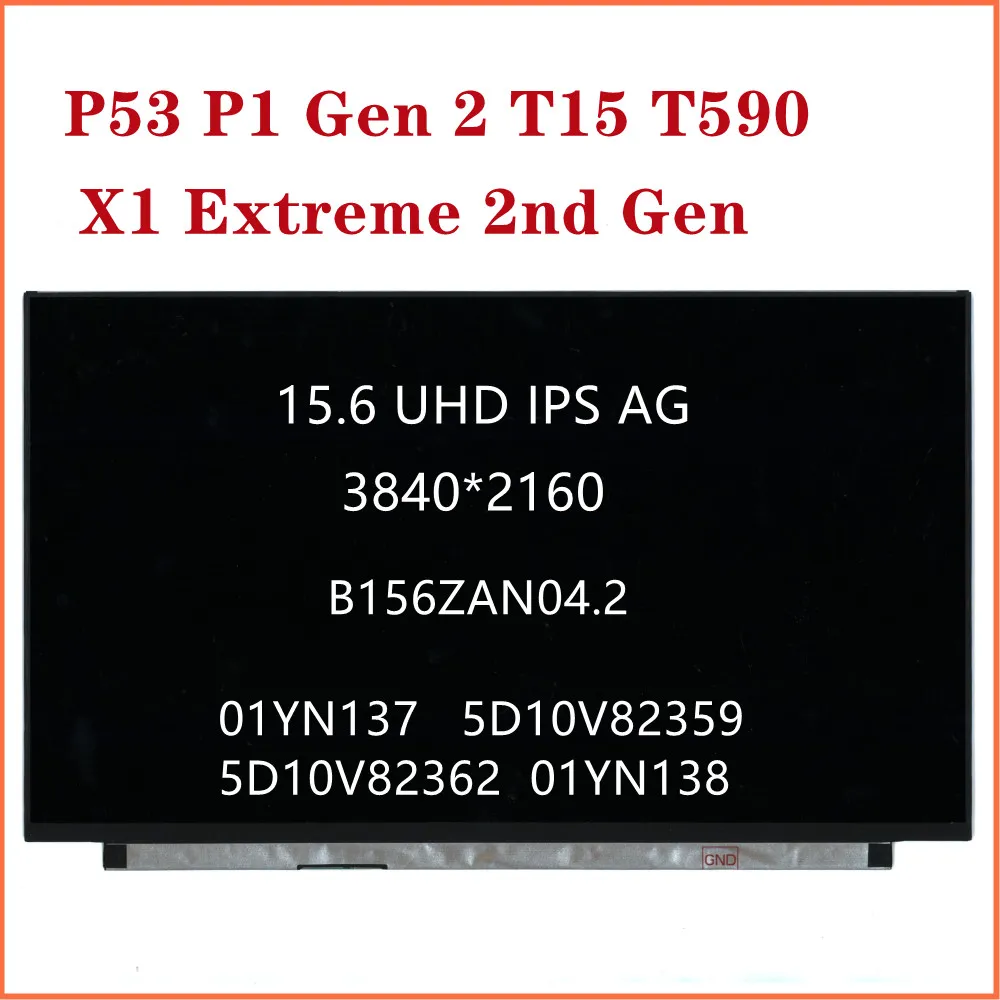 para Thinkpad x1 Extrema 2nd Gen Uhd Ips Lcd Tela Led Sem-toque Painel de Tela Digitador 01yn137 5d10v82359 5d10v82362
