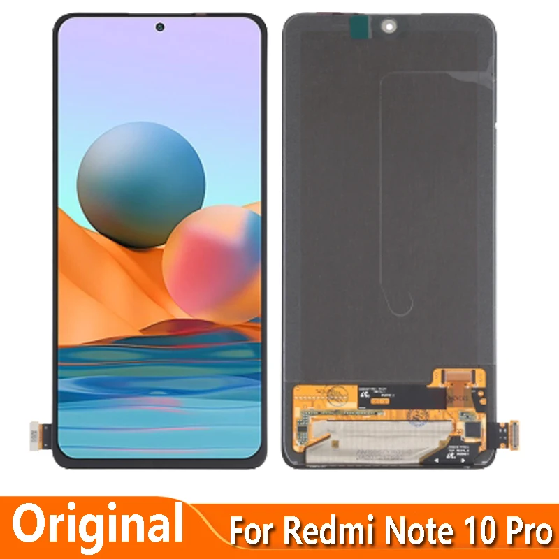 

For Xiaomi Redmi Note 10 Pro Max M2101K6I M2101K6G LCD Display Touch Screen Digitizer For Redmi Note 10Pro Note10 Pro