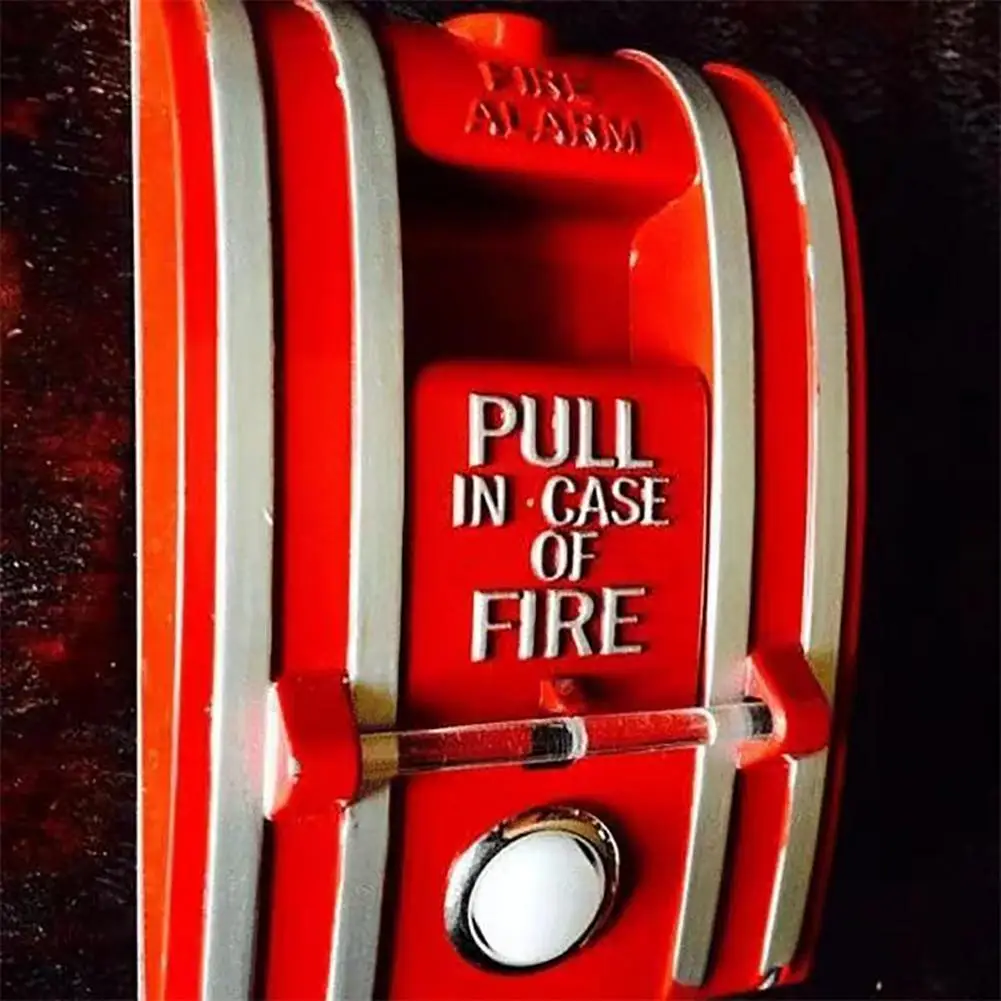 New Flame Alarm Pull Station Wall Hanging YTYC Fire Alarm Doorbell Resin Wall-Mounted Home Decor Resin Sculpture Ornaments