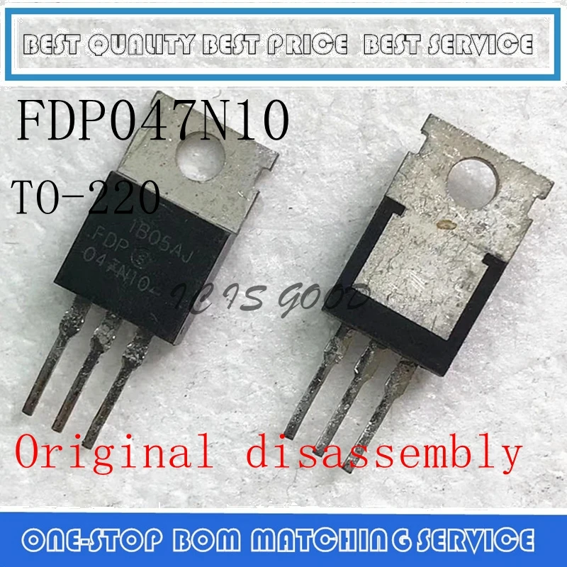 10 un-100pcs fdp047n10 fdp 047n10 120a 110v a-220 original desmontagem