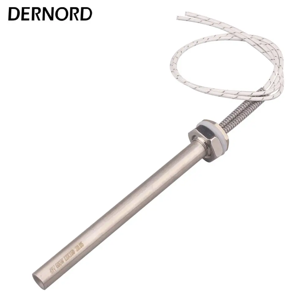 DERNORD Cartridge Heater M16 48v 600w 350w DC Electric Tubular Heating Element Immersion Heater