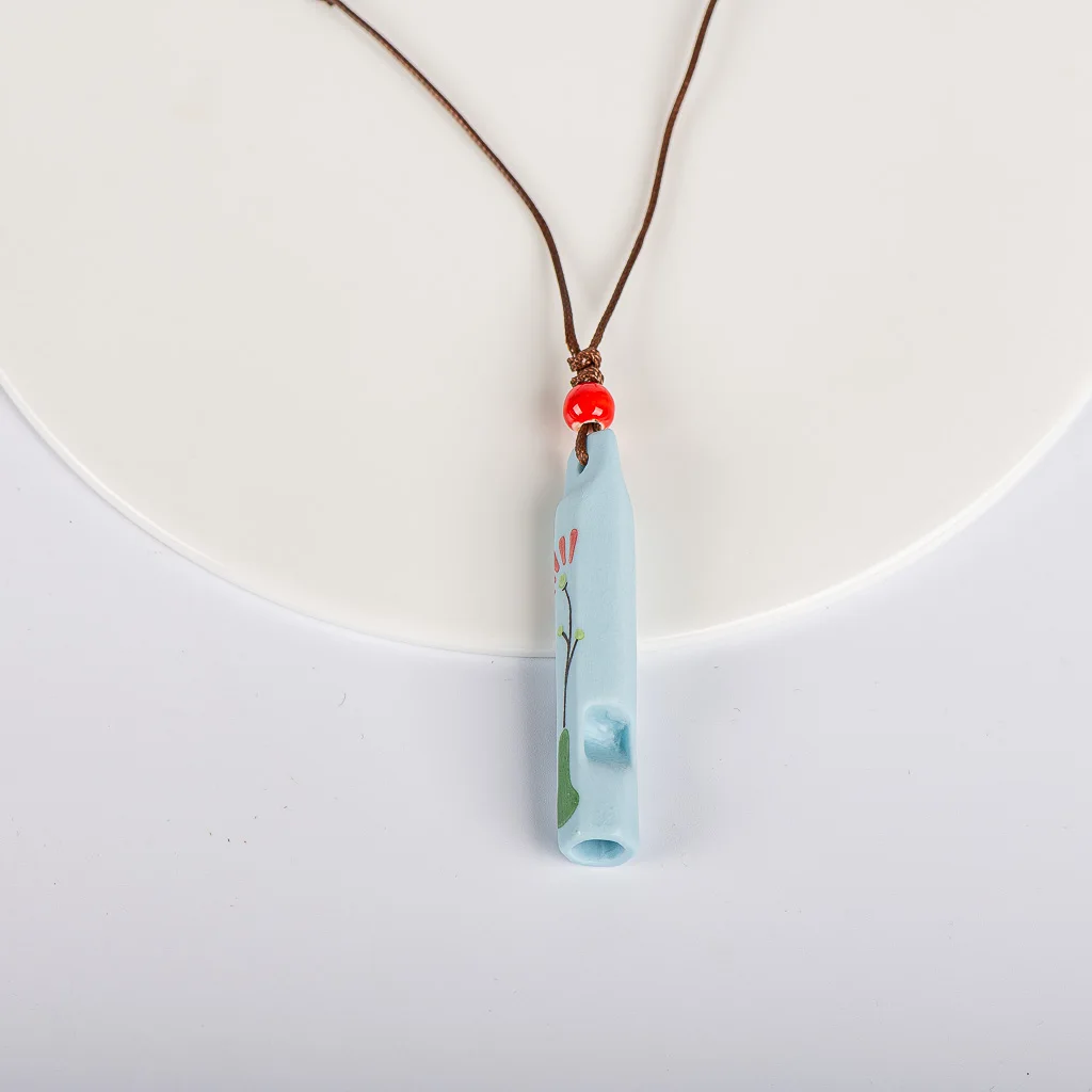 Ceramic Applique Whistle Pendant Gifts For Children #FY517