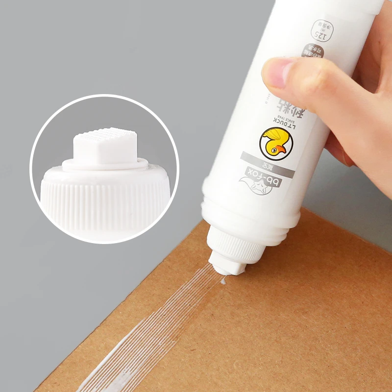 50ml/125ml Liquid Glue Cute Duck PVCA Quick Dry Washable Adhesive Contact for Diary Album Home DIY Art Handcraft School A6884