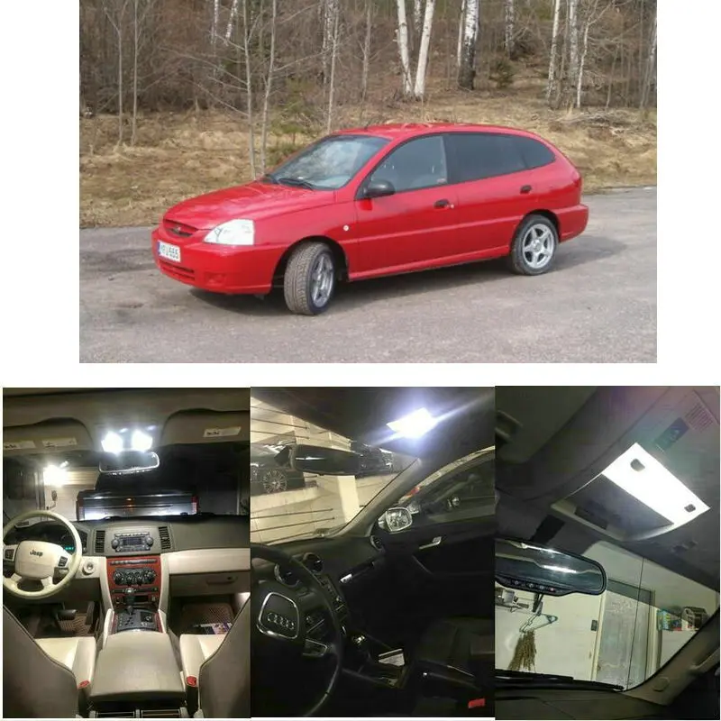 

Внутренние светодиодные лампы для 2005 Kia Amanti Magentis Optima Spectra Spectra5 Sedona Sportage Rio Sorento