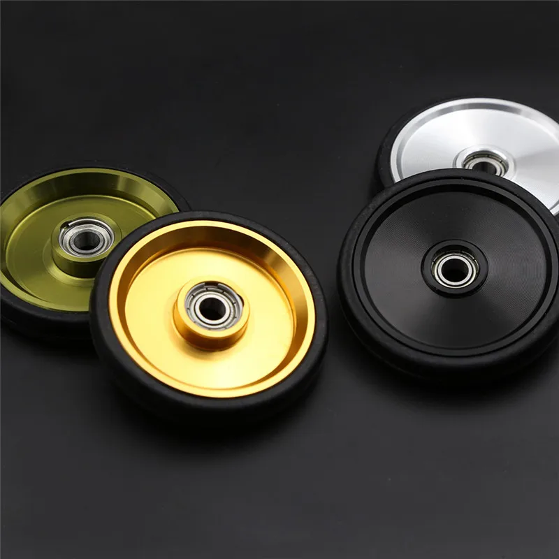 4 colors no logo easy wheel 55mm for brompton bike easywheel gold silver black green