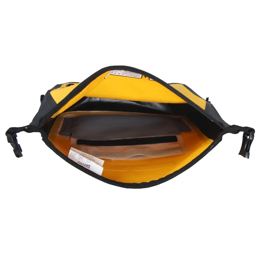 OSAH Waterproof Outdoor Waist Bag 3L Dry Water Resistant Heavy Duty Roll-Top Closure Cushioned Padded Panel Diving Surf Foating