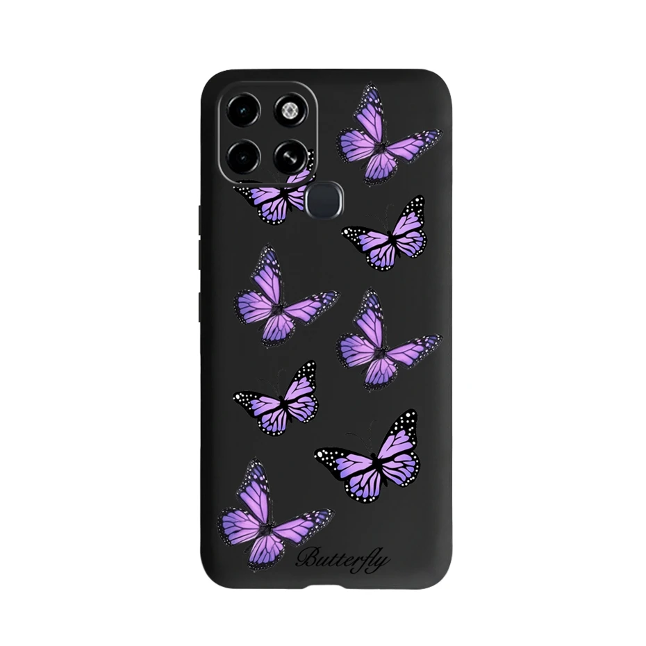 For Infinix Smart 6 Case Silicone Black Soft Protective Shell Funda For INFINIX Smart6 Smart 6 Phone Case 6.6\
