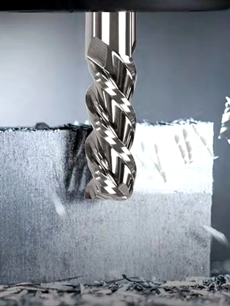 BB 3 Flöte Hartmetall-fräser Wolfram Ende Mühle CNC Werkzeug 1 zu 20mm HRC55 für Aluminium Fiberglas Acryl holz Kupfer Kunststoff