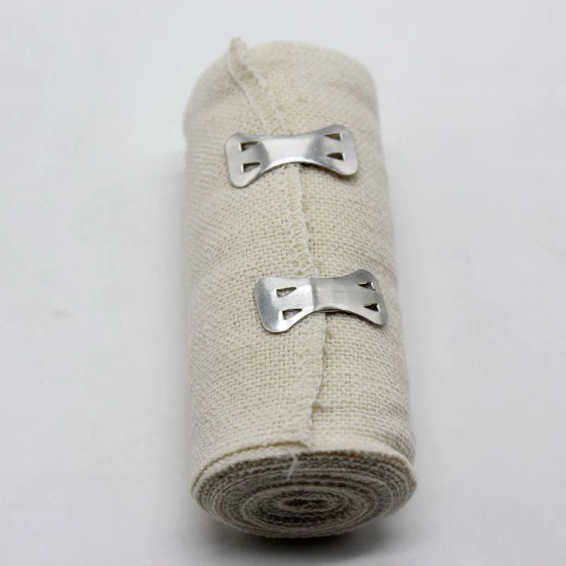 5 Rolls 7.5/10/15cm Non-self-adhesive Cotton Medical Elastic Bandage Hemostatic Wound Dressing Sports Protect Muscle Bandage