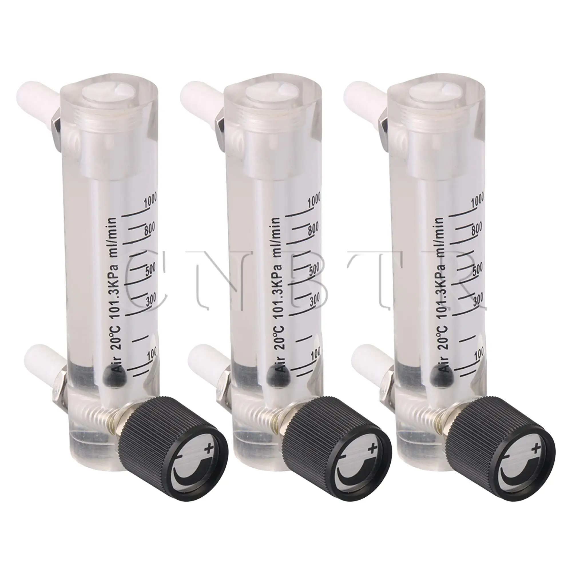 

CNBTR 3pcs 100-1000ml/min LZM-6 Air Flow Meter for Detecting Air Oxygen Tool