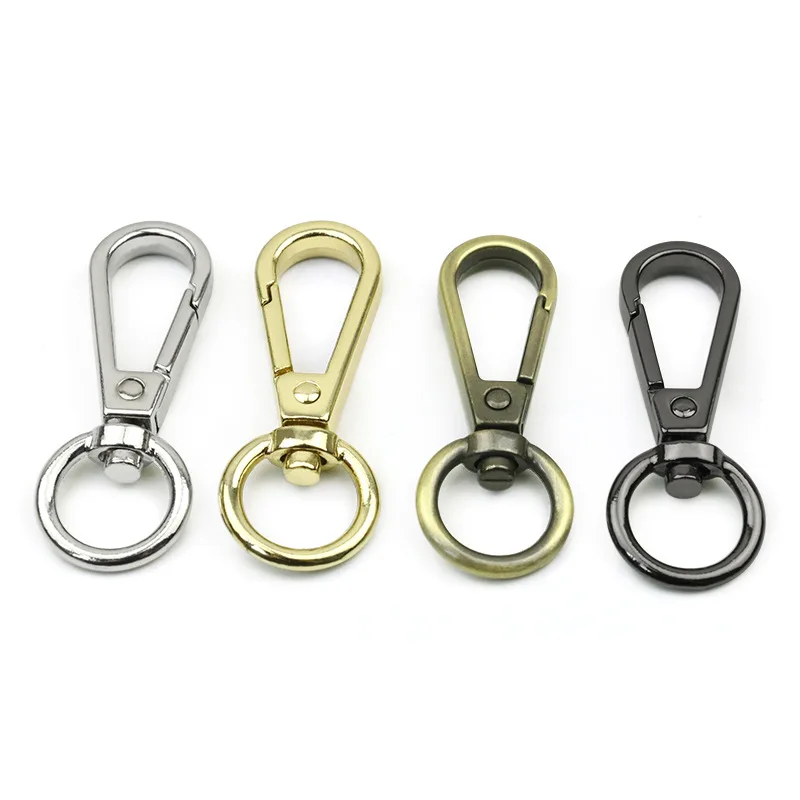 

Metal Buckles Bag Webbing Swivel Trigger Clasp Handbag Strap Hooks Hanger DIY Accessories