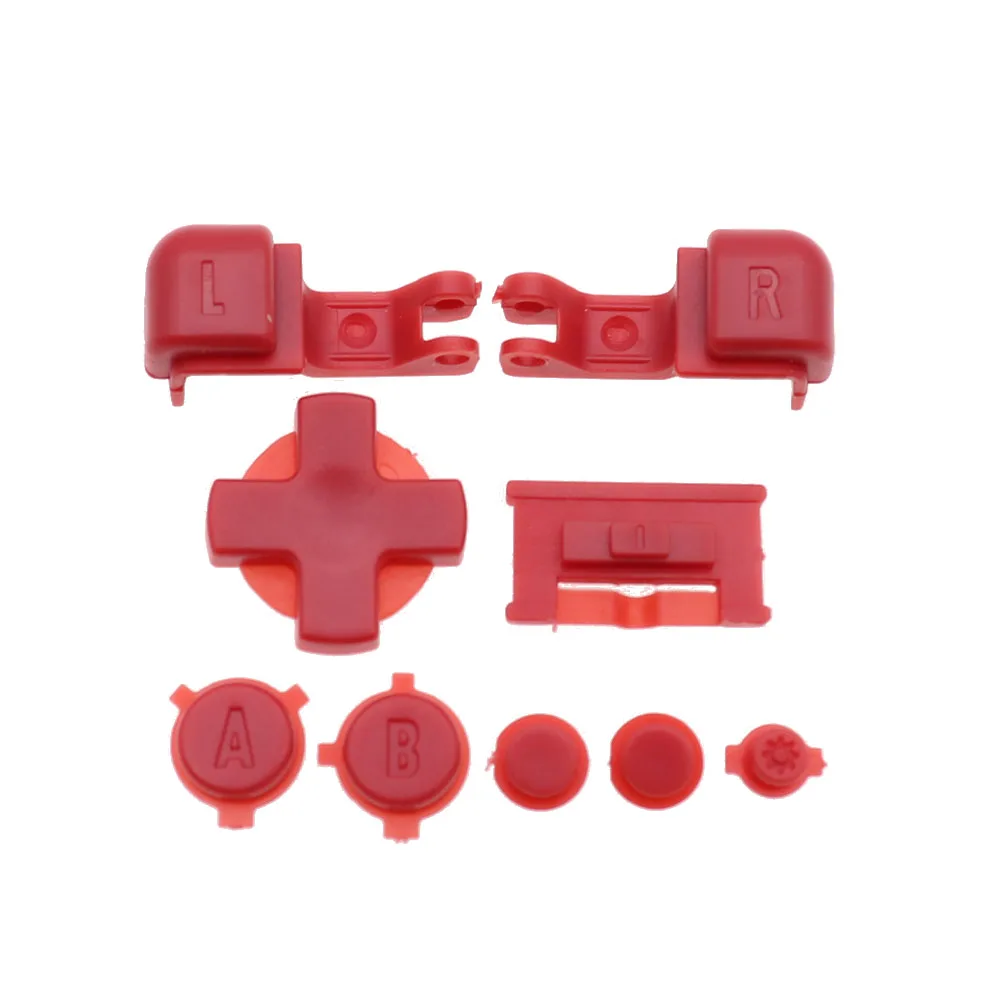 11Colors 2sets Colorful Replacement keys Set Replacement For GameBoy Advance SP GBA SP Buttons SET Full R L A B D-Pad