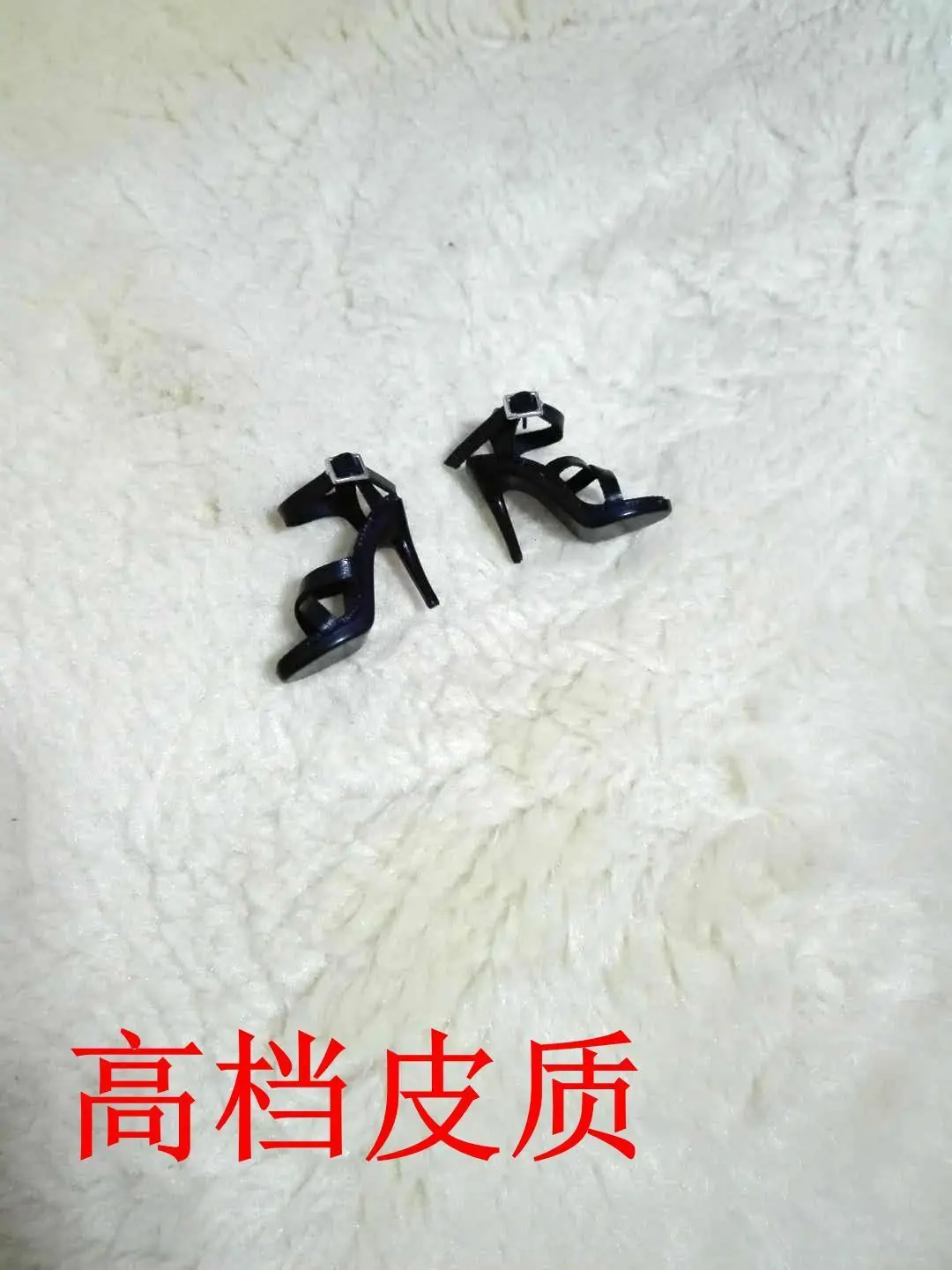 

1/6th Black Sandals High-heel Shoes Model For Female Phicen TBLeagure Figure