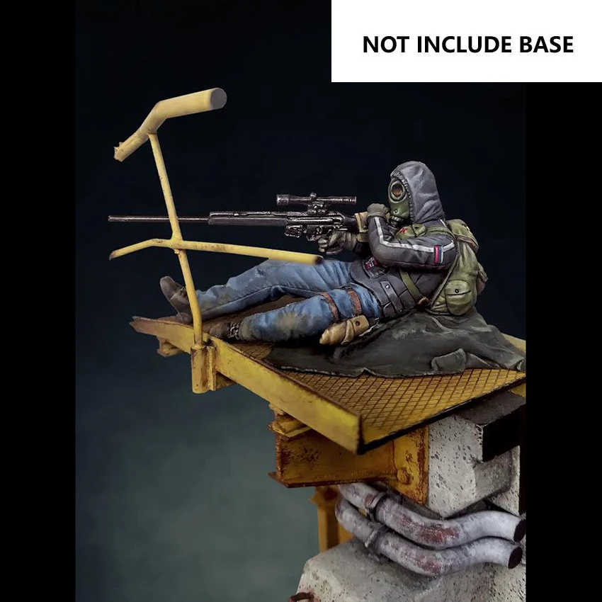 self-assembled New Unassembled 1/35 MODERN SOLDIER WITH MASK (NO BASE ) Resin Figure Unpainted Model Kit