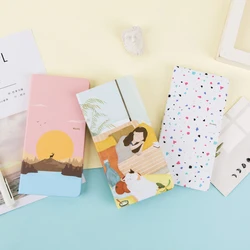 Kinbor Notebook portatile settimanale faccia dura piccolo diario settimana quaderno portatile taccuino portatile efficienza creativa libro mano