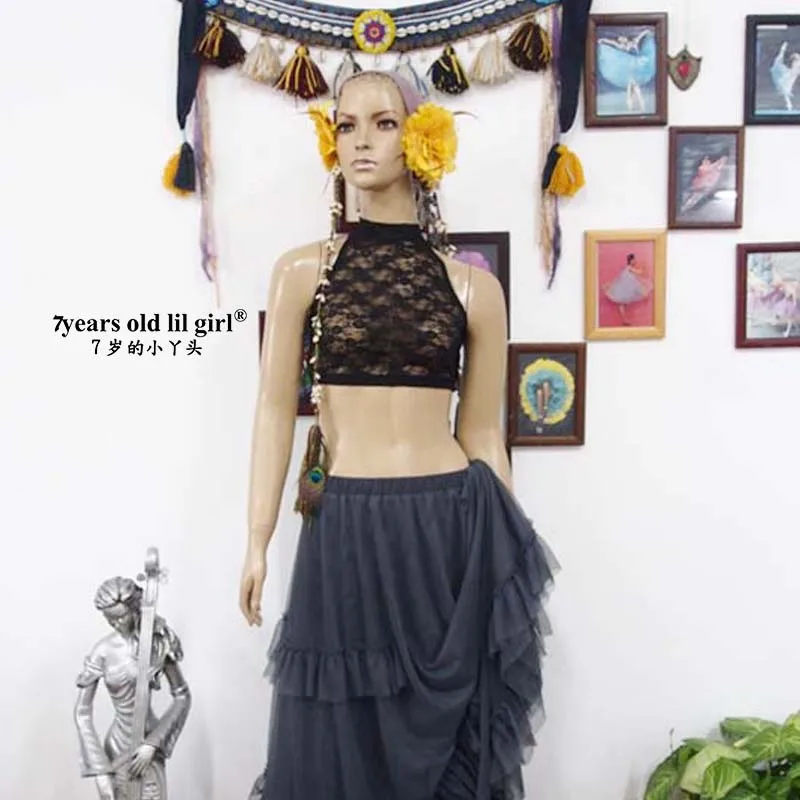 Sexy Belly Dance Dancing Lace Top Dancewear Costumes top DBB01-11