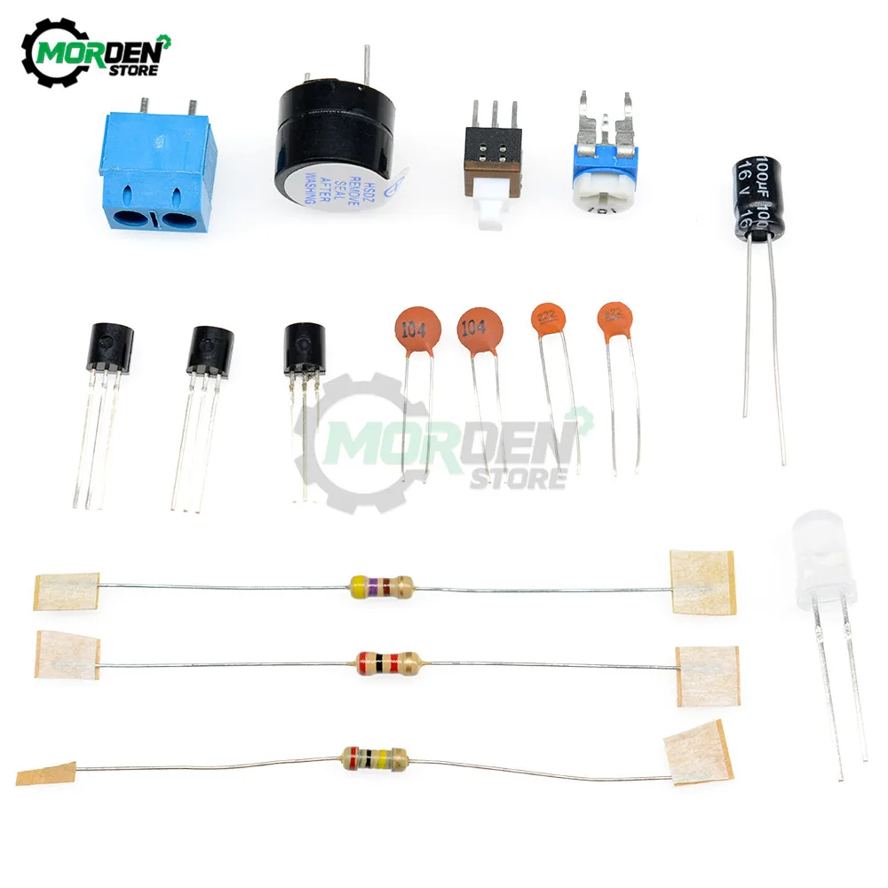 DC 3V-5V Metal Detector Kit Kit elettronico 60mm sensore senza contatto scheda modulo fai da te parte elettronica Metal Detector Kit fai da te